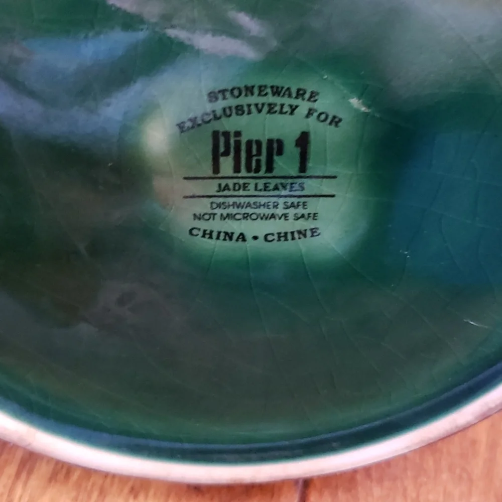 Pier 1 Imports Green Leaf Tea Pot